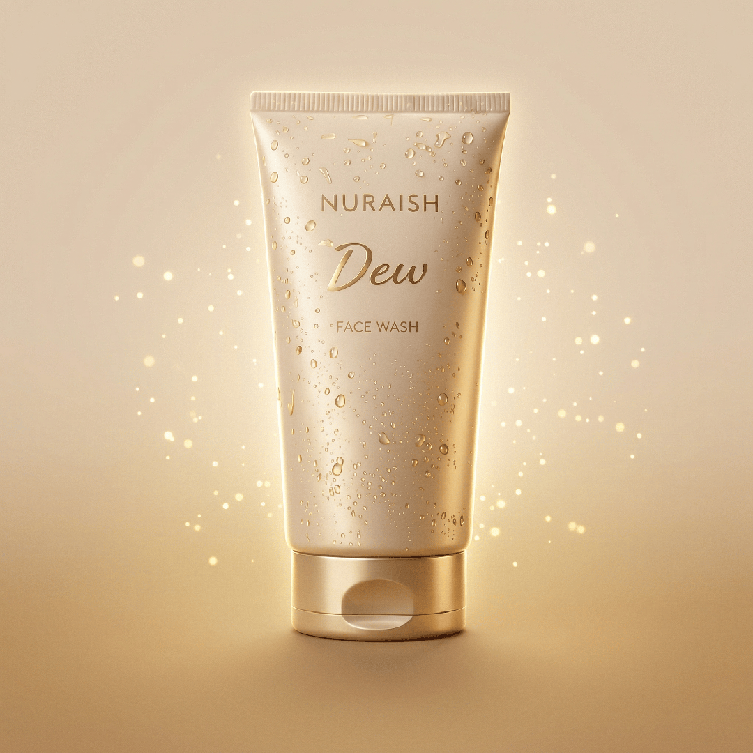 NURAISH Dew Face Wash | Luxury Hydrating Glow Cleanser