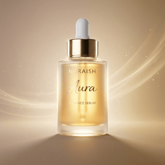 NURAISH Aura Radiance Serum | Luxury Glow Face Serum for Luminous Skin